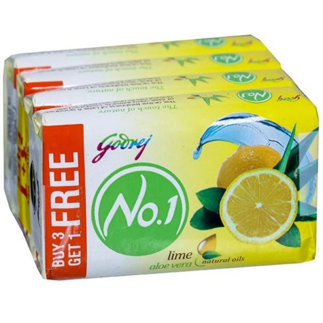 Goorej No 01 Lime Alove vera Natural Oils Buy 3+1 Free 4Ux150g= 600g